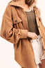 EDEN BUTTON DOWN-camel