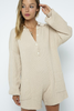 RIBBED KNIT SWEATER ONESIE